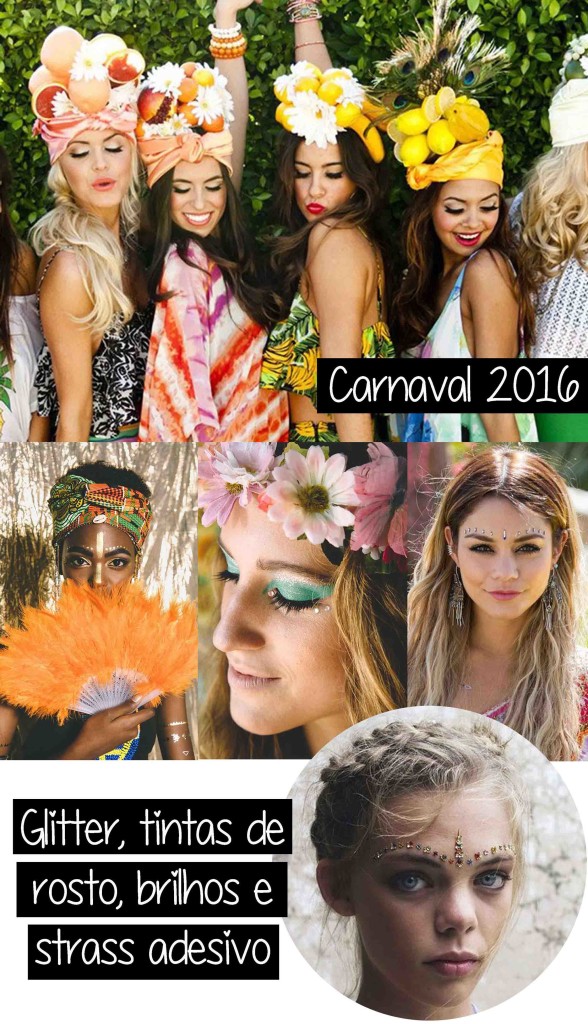 Inspirações de Maquiagens de Carnaval - Naturalmente Bonita